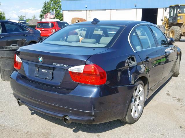 WBAVD53597A008792 - 2007 BMW 335 XI BLACK photo 4