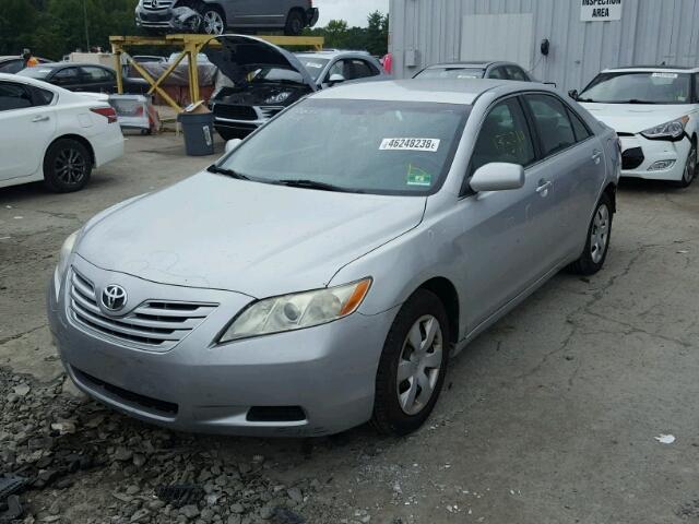 4T1BE46K67U533236 - 2007 TOYOTA CAMRY NEW SILVER photo 2