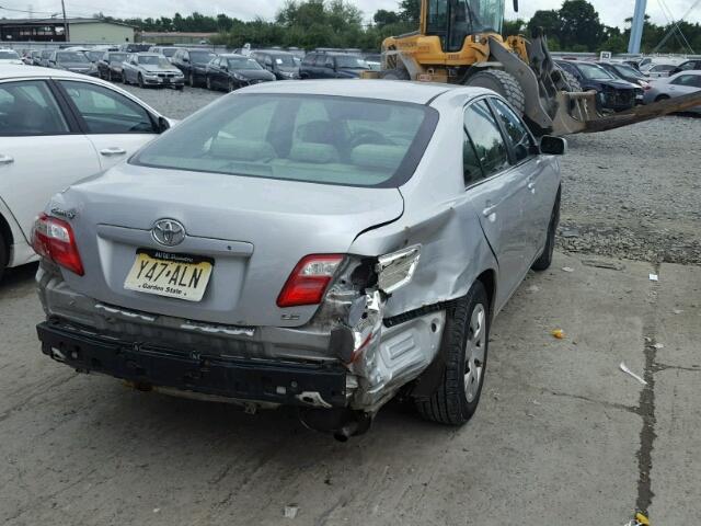 4T1BE46K67U533236 - 2007 TOYOTA CAMRY NEW SILVER photo 4