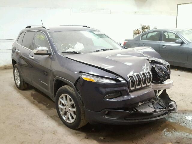 1C4PJMCB8GW147691 - 2016 JEEP CHEROKEE L BLUE photo 1