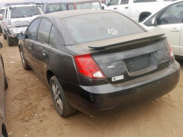 1G8AK52F95Z107798 - 2005 SATURN ION LEVEL BLACK photo 3