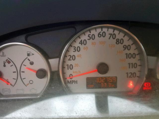 1G8AK52F95Z107798 - 2005 SATURN ION LEVEL BLACK photo 8