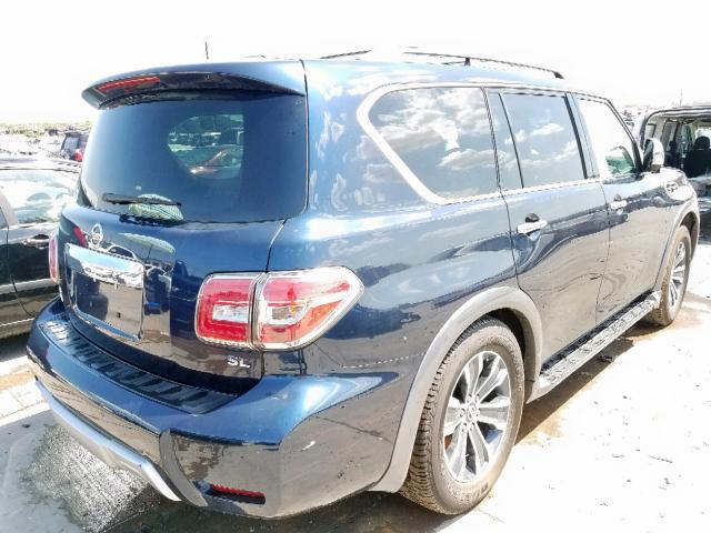 JN8AY2NDXJX002128 - 2018 NISSAN ARMADA SV BLUE photo 4