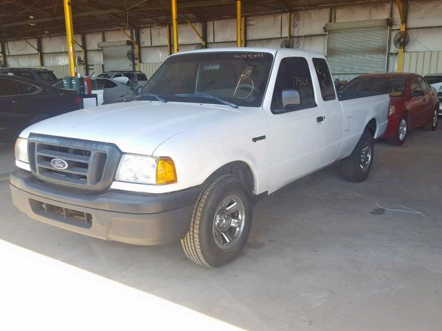 1FTYR14E15PA42809 - 2005 FORD RANGER SUP WHITE photo 2