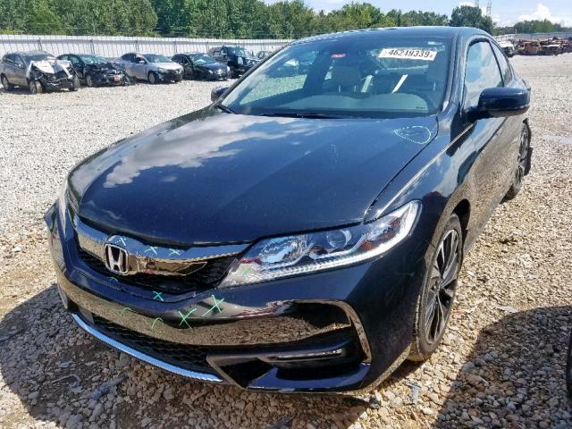 1HGCT2B99GA000449 - 2016 HONDA ACCORD EXL BLACK photo 2