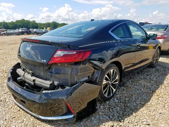 1HGCT2B99GA000449 - 2016 HONDA ACCORD EXL BLACK photo 4