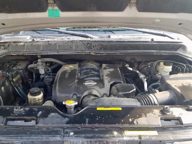 5N1AA08A84N717877 - 2004 NISSAN ARMADA SE SILVER photo 7