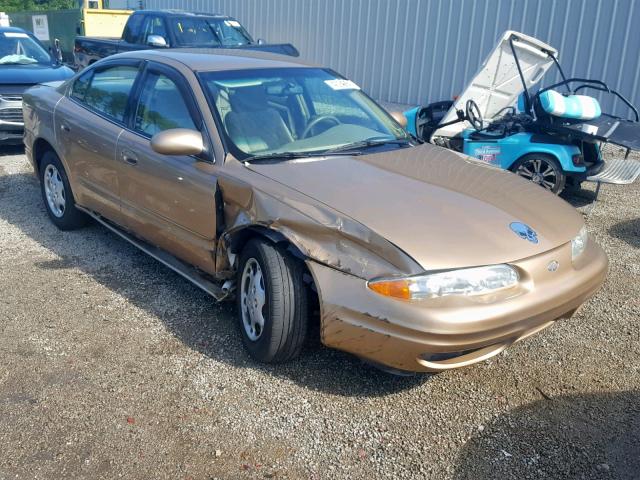 1G3NL52T8XC343276 - 1999 OLDSMOBILE ALERO GL TAN photo 1