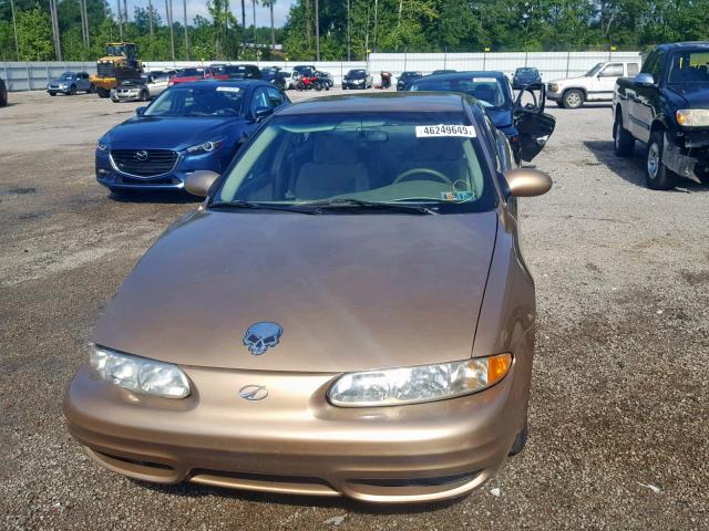 1G3NL52T8XC343276 - 1999 OLDSMOBILE ALERO GL TAN photo 10