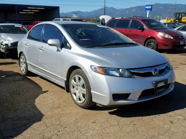 2HGFA1F57BH308850 - 2011 HONDA CIVIC LX فضي صورة 1