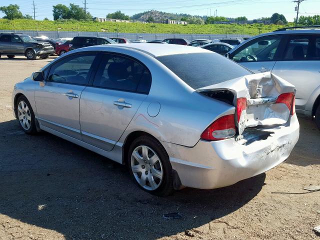 2HGFA1F57BH308850 - 2011 HONDA CIVIC LX فضي صورة 3