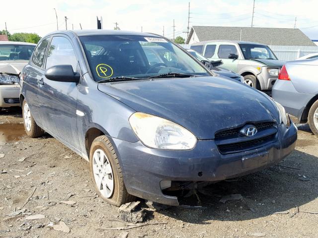 KMHCM36C68U072664 - 2008 HYUNDAI ACCENT GS BLACK photo 1