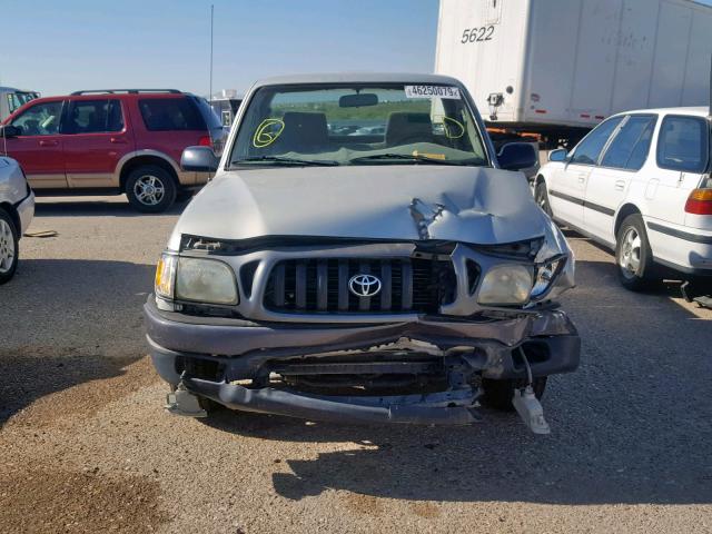 5TENL42N73Z275852 - 2003 TOYOTA TACOMA SILVER photo 9