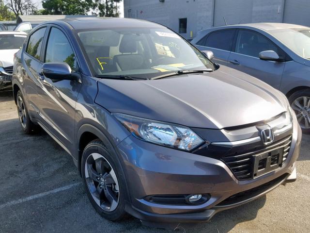 3CZRU5H50JG702304 - 2018 HONDA HR-V EX GRAY photo 1