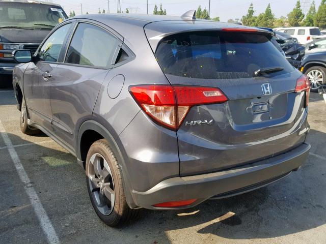 3CZRU5H50JG702304 - 2018 HONDA HR-V EX GRAY photo 3