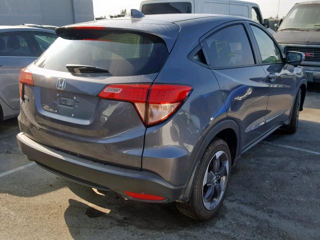 3CZRU5H50JG702304 - 2018 HONDA HR-V EX GRAY photo 4