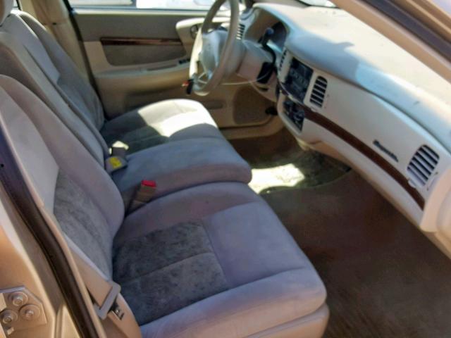 2G1WF52E749149766 - 2004 CHEVROLET IMPALA TAN photo 5