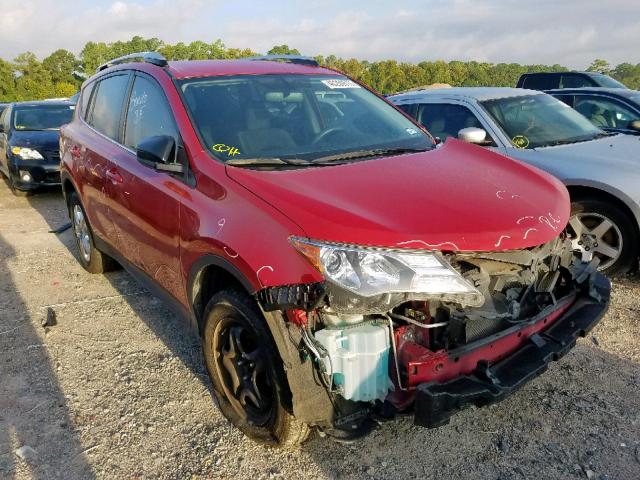 JTMZFREV9FJ058884 - 2015 TOYOTA RAV4 LE RED photo 1