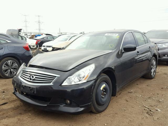 JN1CV6AR5BM407485 - 2011 INFINITI G37 BLACK photo 2