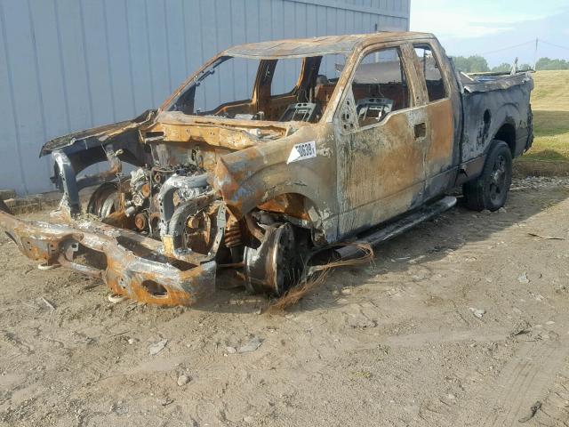 1FTEX1E87AFA91837 - 2010 FORD F150 SUPER BURN photo 2