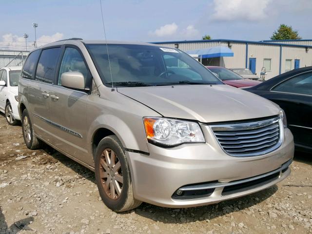 2C4RC1BG9ER207000 - 2014 CHRYSLER TOWN & COU GOLD photo 1