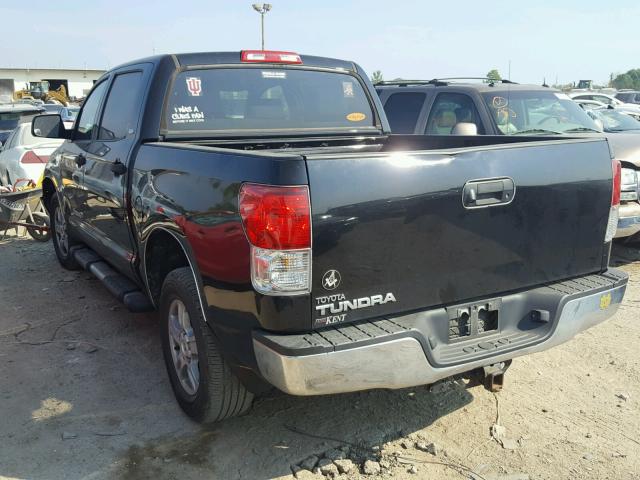 5TFEM5F16BX033523 - 2011 TOYOTA TUNDRA CRE BLACK photo 3