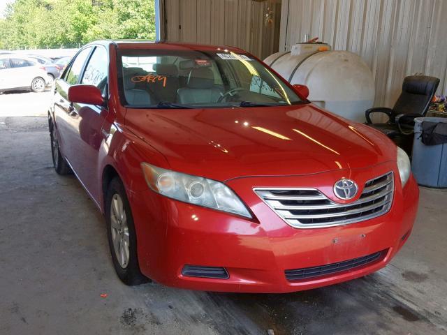 4T1BB46K69U066301 - 2009 TOYOTA CAMRY HYBR RED photo 1