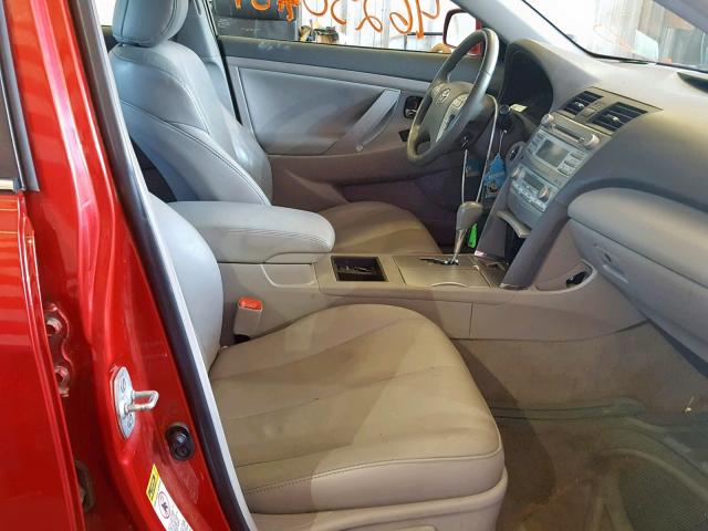 4T1BB46K69U066301 - 2009 TOYOTA CAMRY HYBR RED photo 5