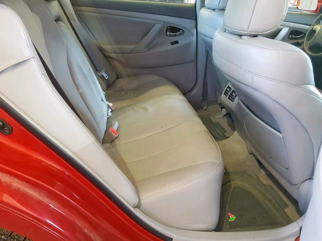 4T1BB46K69U066301 - 2009 TOYOTA CAMRY HYBR RED photo 6