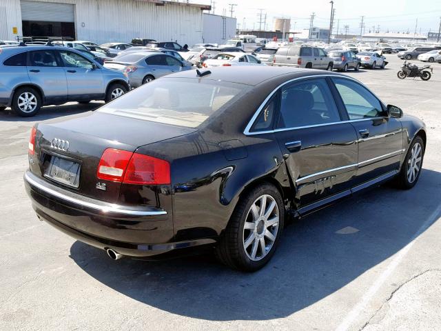 WAUML44E55N002937 - 2005 AUDI A8 L QUATT BLACK photo 4