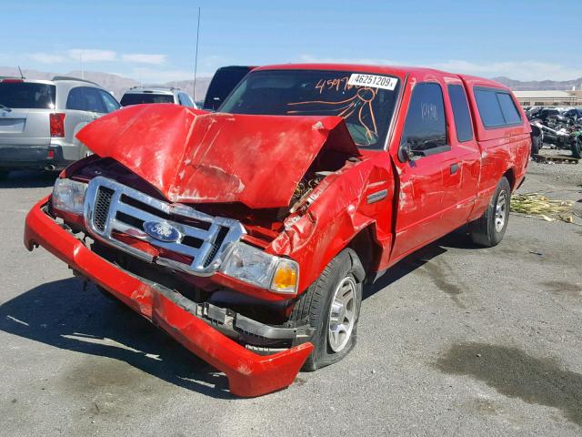 1FTKR1ED6APA58574 - 2010 FORD RANGER SUP RED photo 2