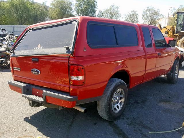 1FTKR1ED6APA58574 - 2010 FORD RANGER SUP RED photo 4