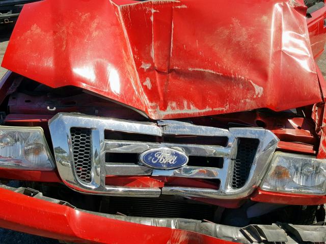 1FTKR1ED6APA58574 - 2010 FORD RANGER SUP RED photo 7