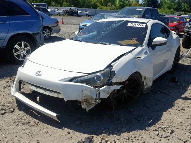 JF1ZNAA11D2710336 - 2013 TOYOTA SCION FR-S WHITE photo 2