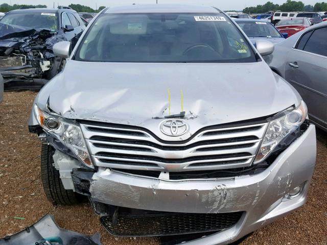 4T3ZA3BB2AU021899 - 2010 TOYOTA VENZA SILVER photo 7