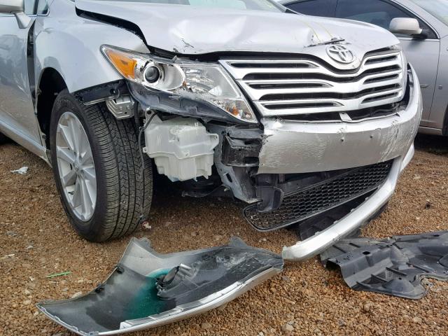 4T3ZA3BB2AU021899 - 2010 TOYOTA VENZA SILVER photo 9