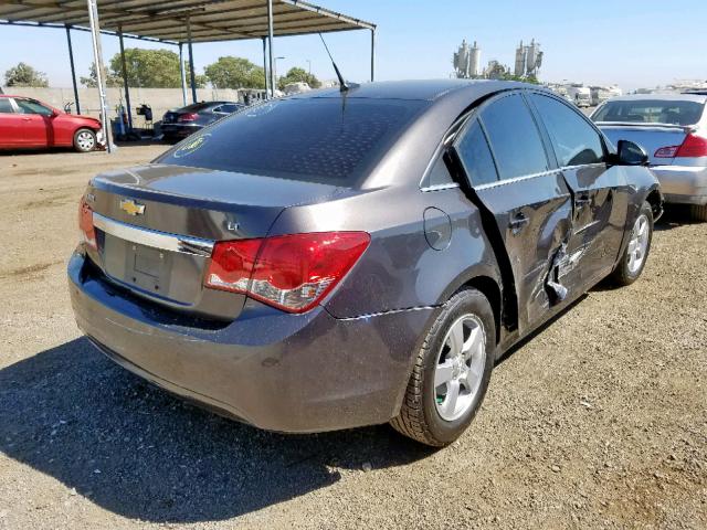 1G1PC5SB9E7361087 - 2014 CHEVROLET CRUZE LT CHARCOAL photo 4