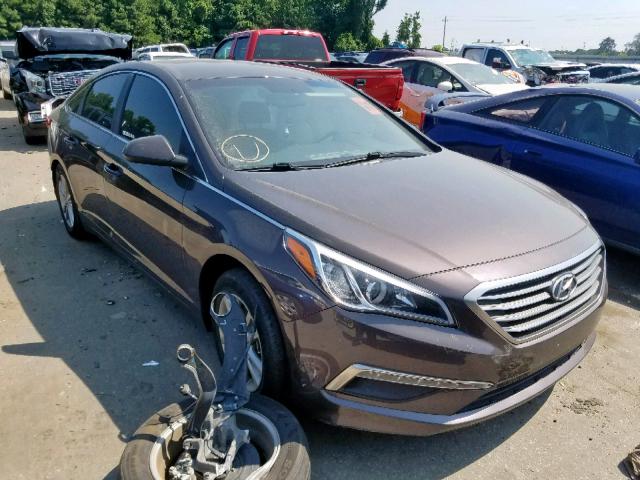 5NPE24AF4FH021228 - 2015 HYUNDAI SONATA SE GRAY photo 1