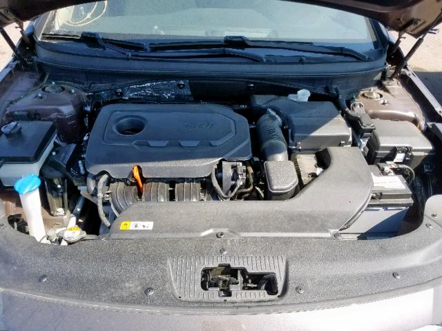 5NPE24AF4FH021228 - 2015 HYUNDAI SONATA SE GRAY photo 7