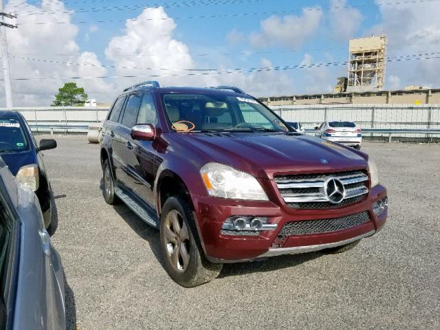 4JGBF7BE8AA571817 - 2010 MERCEDES-BENZ GL 450 4MA PURPLE photo 1