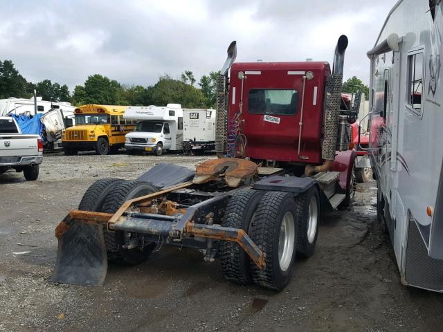 1XKWD49X6AJ265463 - 2010 KENWORTH CONSTRUCTI MAROON photo 4