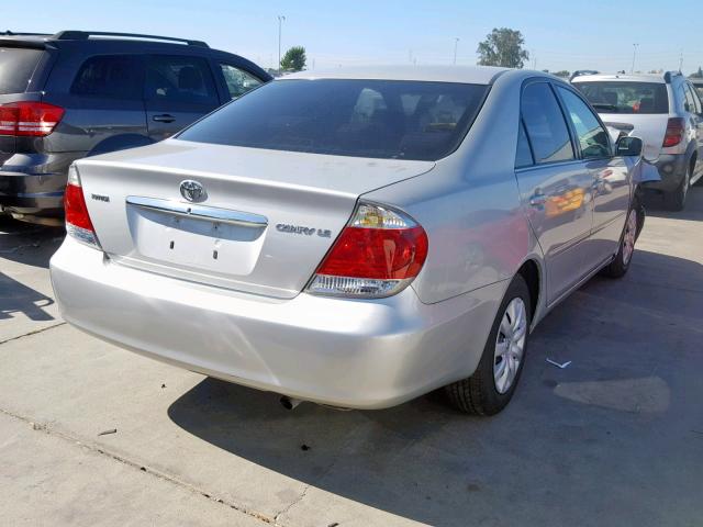 4T1BE32K36U739547 - 2006 TOYOTA CAMRY LE SILVER photo 4