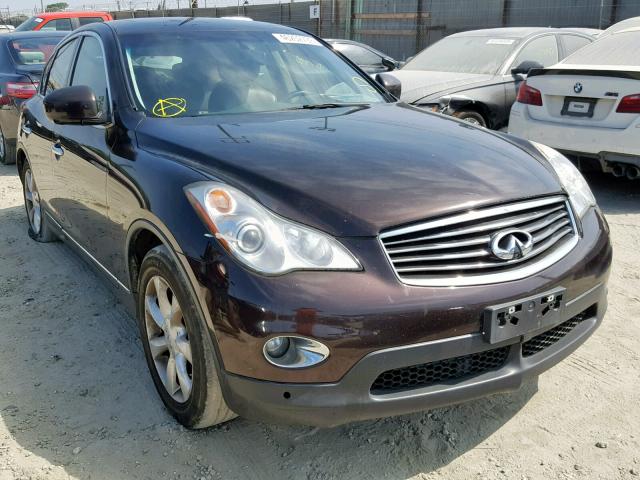 JN1AJ0HP0AM700567 - 2010 INFINITI EX35 BASE PURPLE photo 1