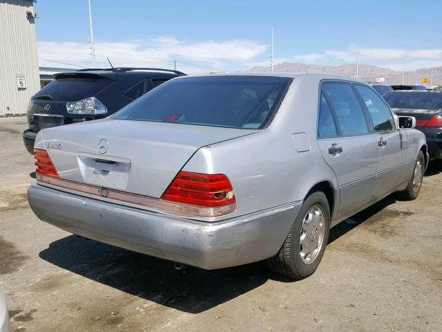 WDBGA51EXRA184792 - 1994 MERCEDES-BENZ S 500 SILVER photo 4