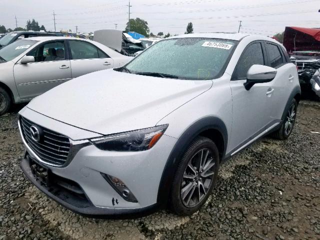 JM1DKBD71G0117241 - 2016 MAZDA CX-3 GRAND WHITE photo 2