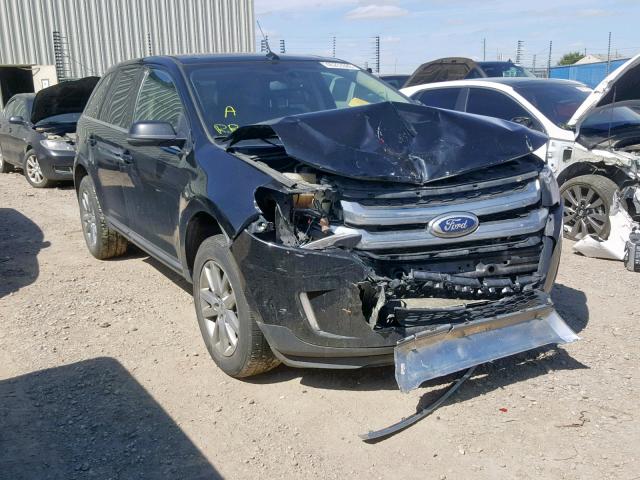 2FMDK4KC9CBA42272 - 2012 FORD EDGE LIMIT BLACK photo 1