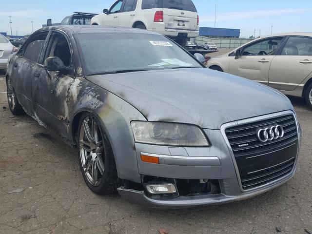 WAURVAFA6AN007518 - 2010 AUDI A8 QUATTRO GRAY photo 1