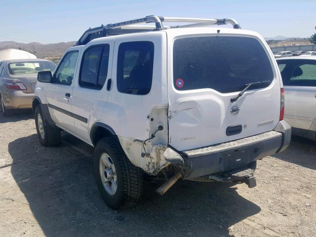 5N1ED28YX4C683387 - 2004 NISSAN XTERRA XE WHITE photo 3