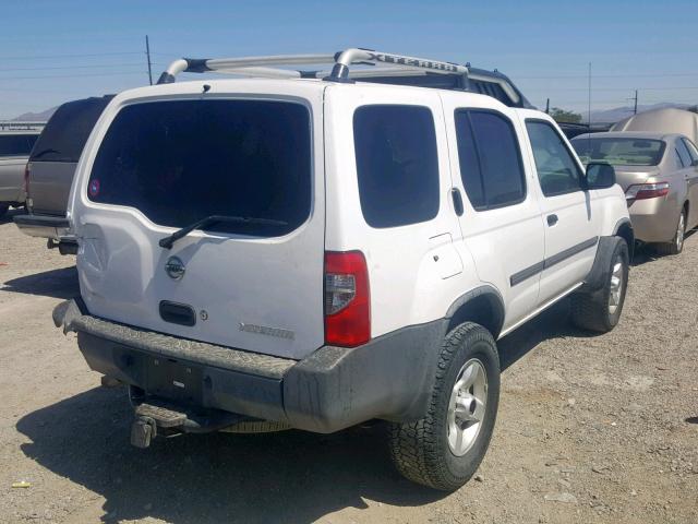 5N1ED28YX4C683387 - 2004 NISSAN XTERRA XE WHITE photo 4