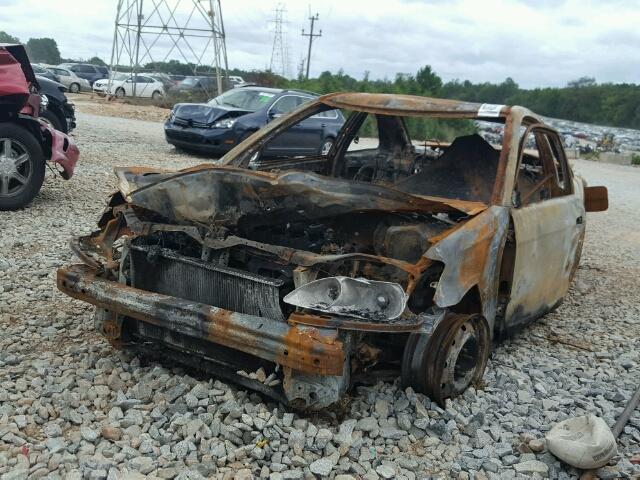 1HGEM22165L037170 - 2005 HONDA CIVIC DX V BURN photo 2